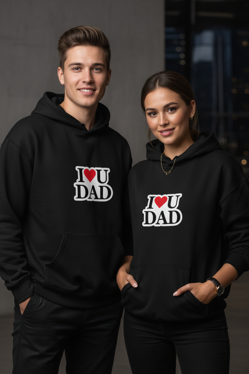 I Love You Dad Hoodie ( in multiple colours )