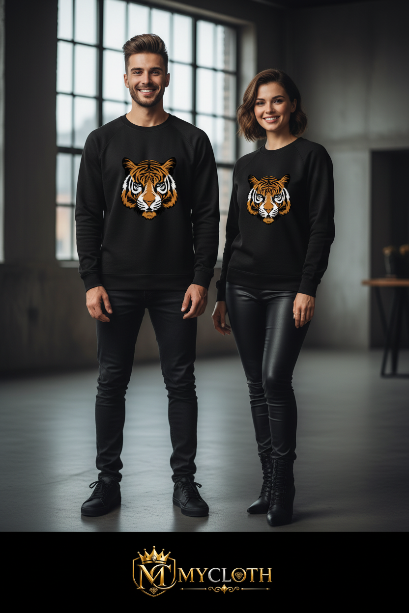 Tiger Full Sleeve Sweatshirt ( in multiple colours )