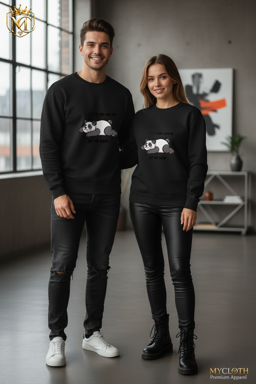 Funny Panda Full Sleeve Sweatshirt in All Colours