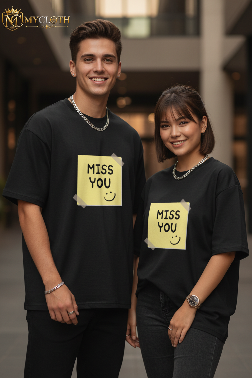 Miss You Oversized Standard T-Shirt ( in multiple colours )