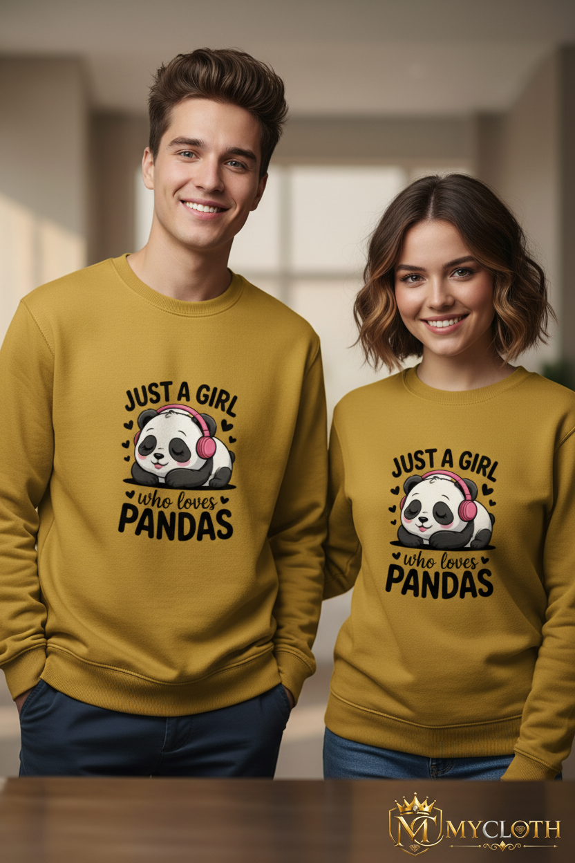 Just A Girl : Full Sleeve Sweatshirt ( Men's And Women's ) in all Colours