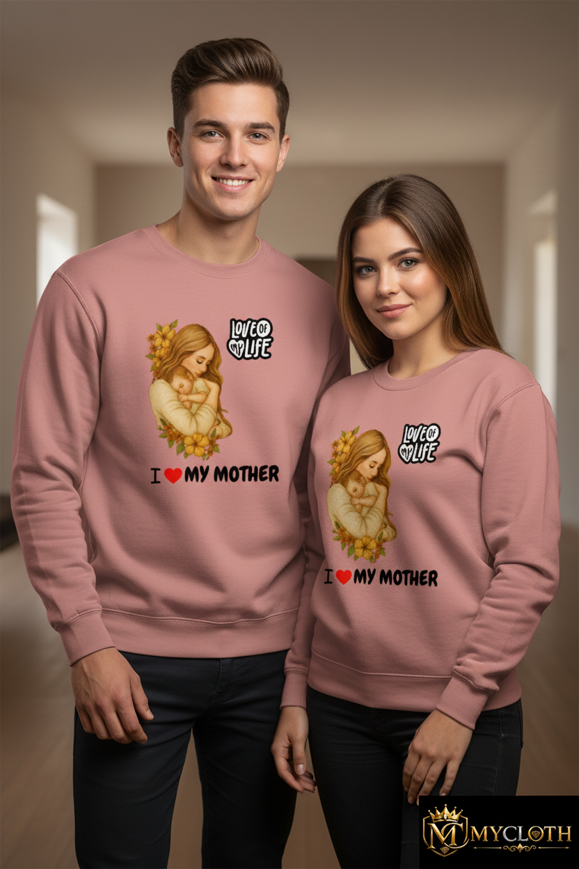 I Love My Mother Sweatshirt ( in multiple colours )