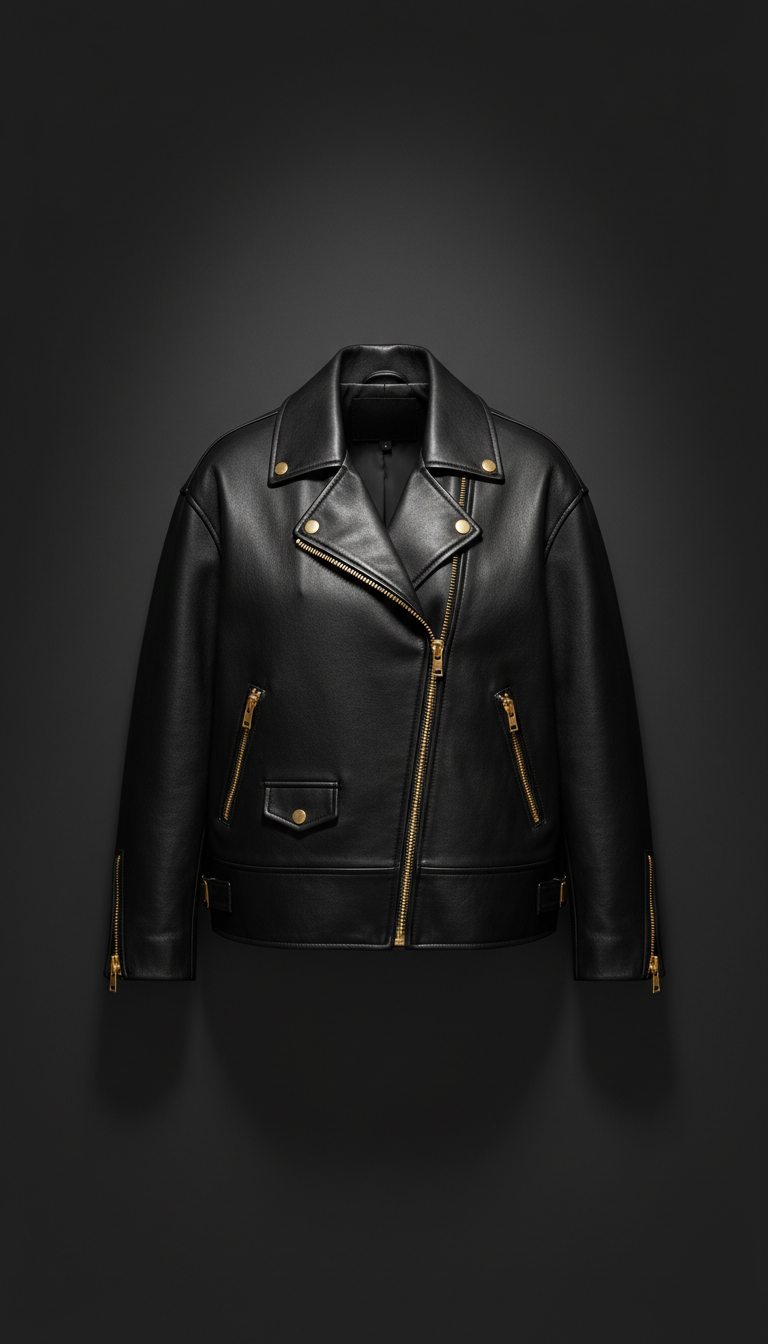 Italian Leather Moto Jacket