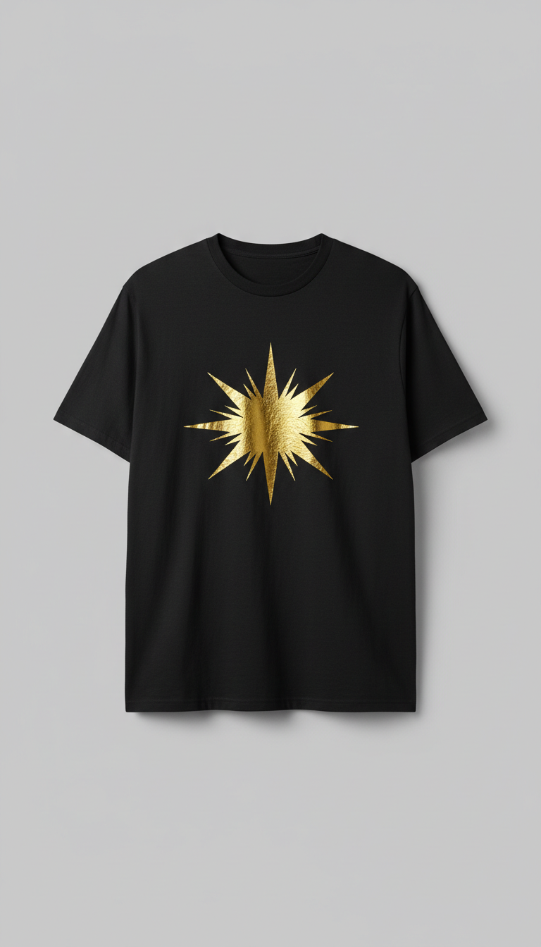 Gold Accented Statement Tee