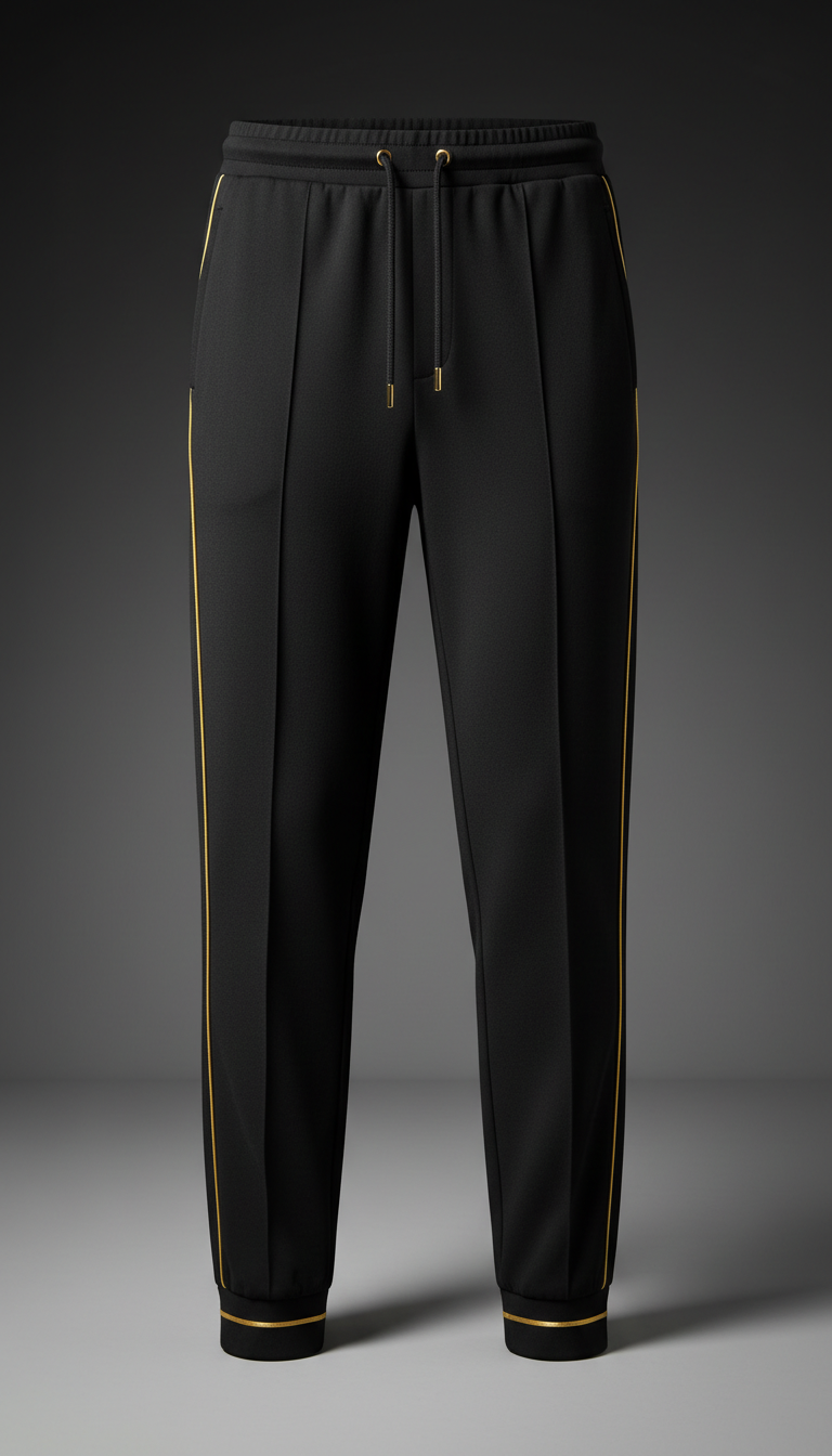 Sculpted Joggers With Shadow Panels
