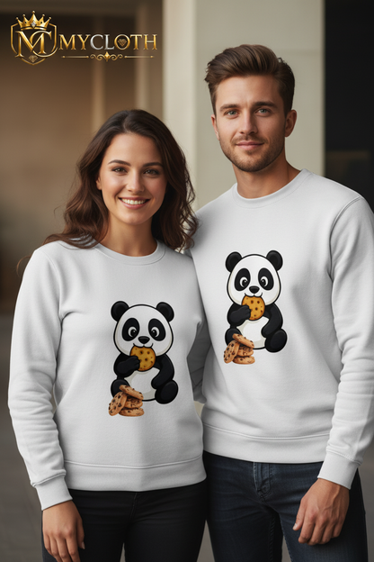 Eating Panda Full sleeve Sweatshirt for Men's and women's in all Colours