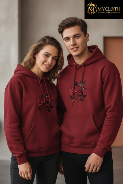 Rose Girl  Hoodie ( in Multiple Colours )