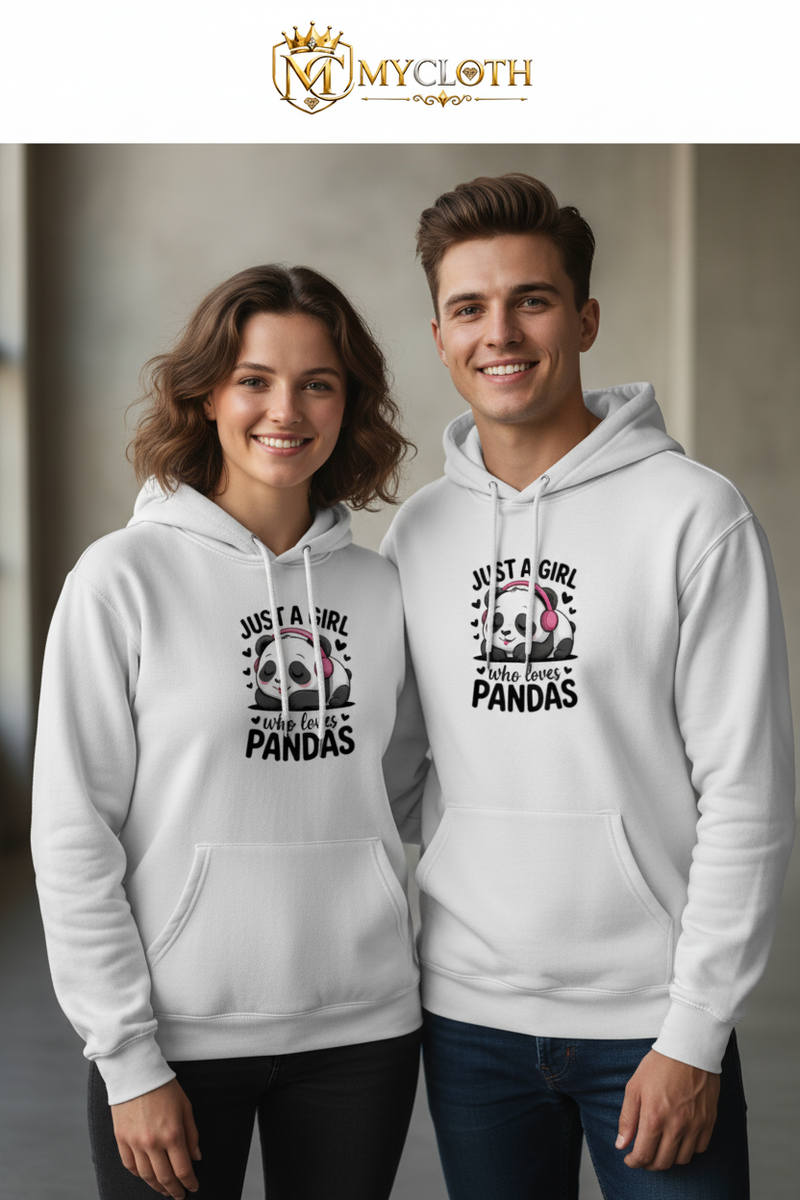 Hoodie - Who Love Panda ( Men's And Women's ) in all Colours