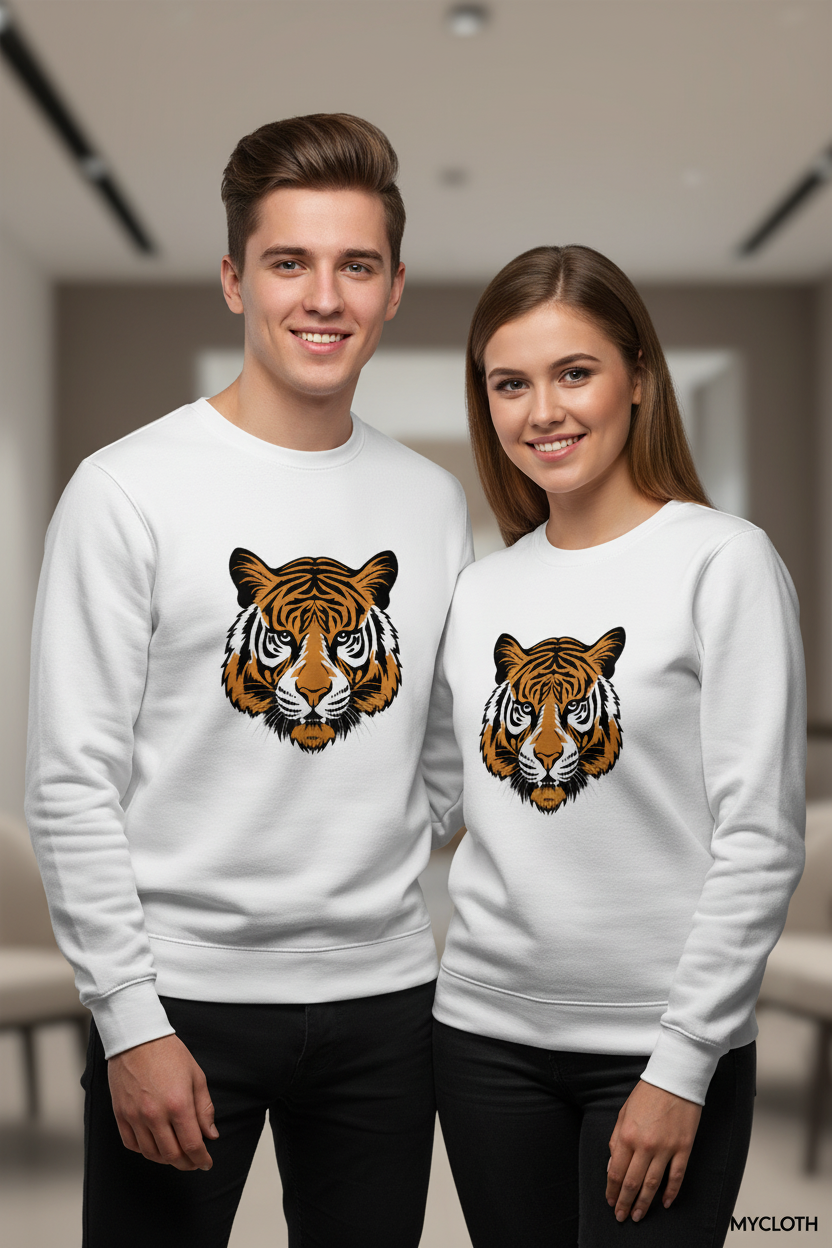 Tiger Full Sleeve Sweatshirt ( in multiple colours )