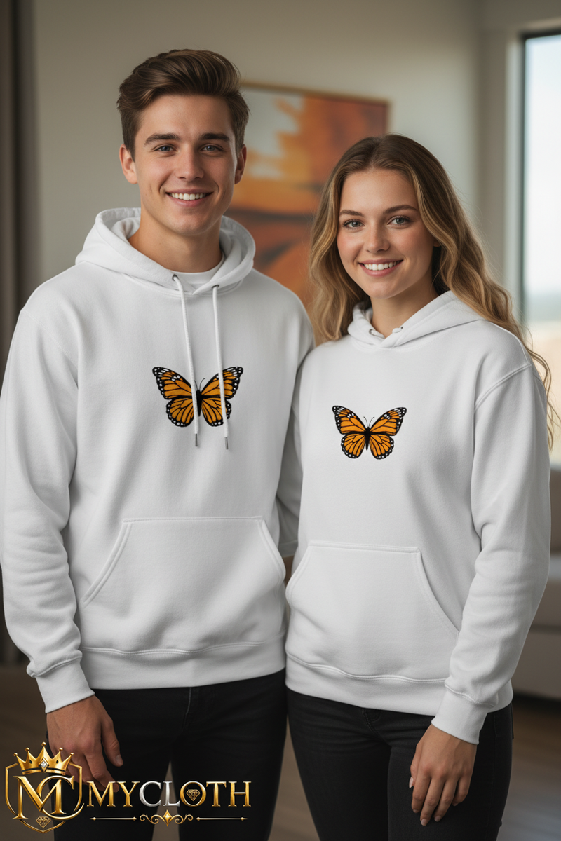 Butterfly  Hoodie ( in All Colours )