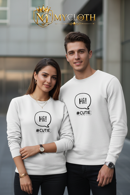 Hi Cutie Sweatshirt ( in multiple colours )