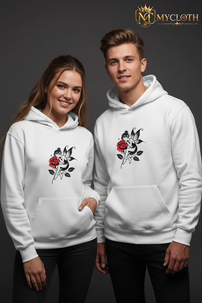 Rose Girl  Hoodie ( in Multiple Colours )