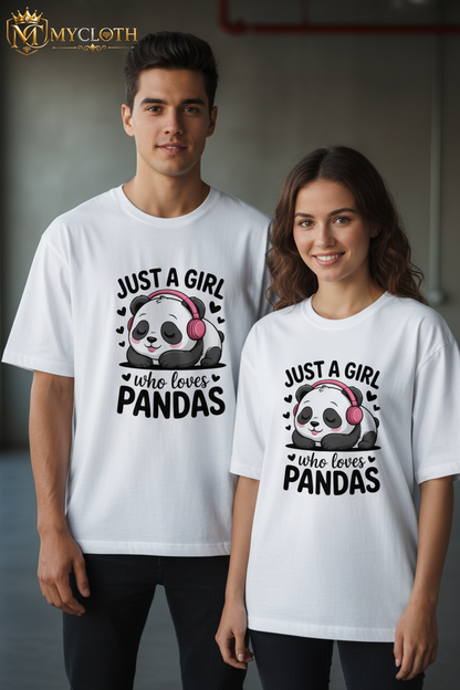 Just A Girl : Oversized Standard T-Shirt in all Colours