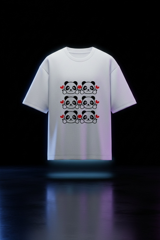 Panda Oversized Standard T-Shirt ( in multiple colours )