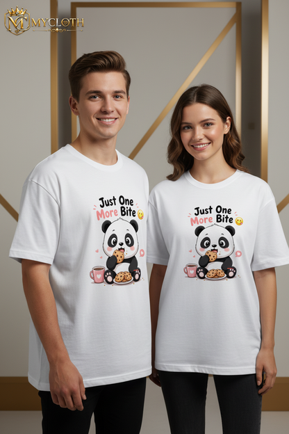 Just One More Bite : Oversized Standard T-Shirt in All Colours