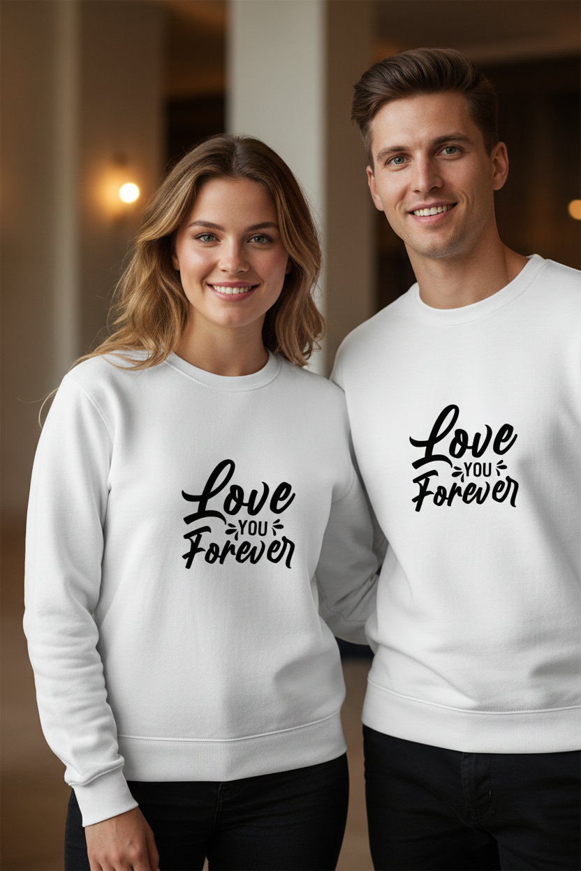 Love You Forever Full Sleeve Sweatshirt ( in All Colours )