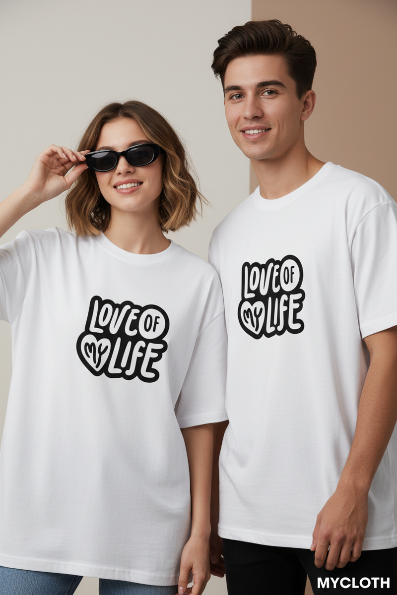 Love of My Life Oversized Standard T-Shirt ( in multiple colours )
