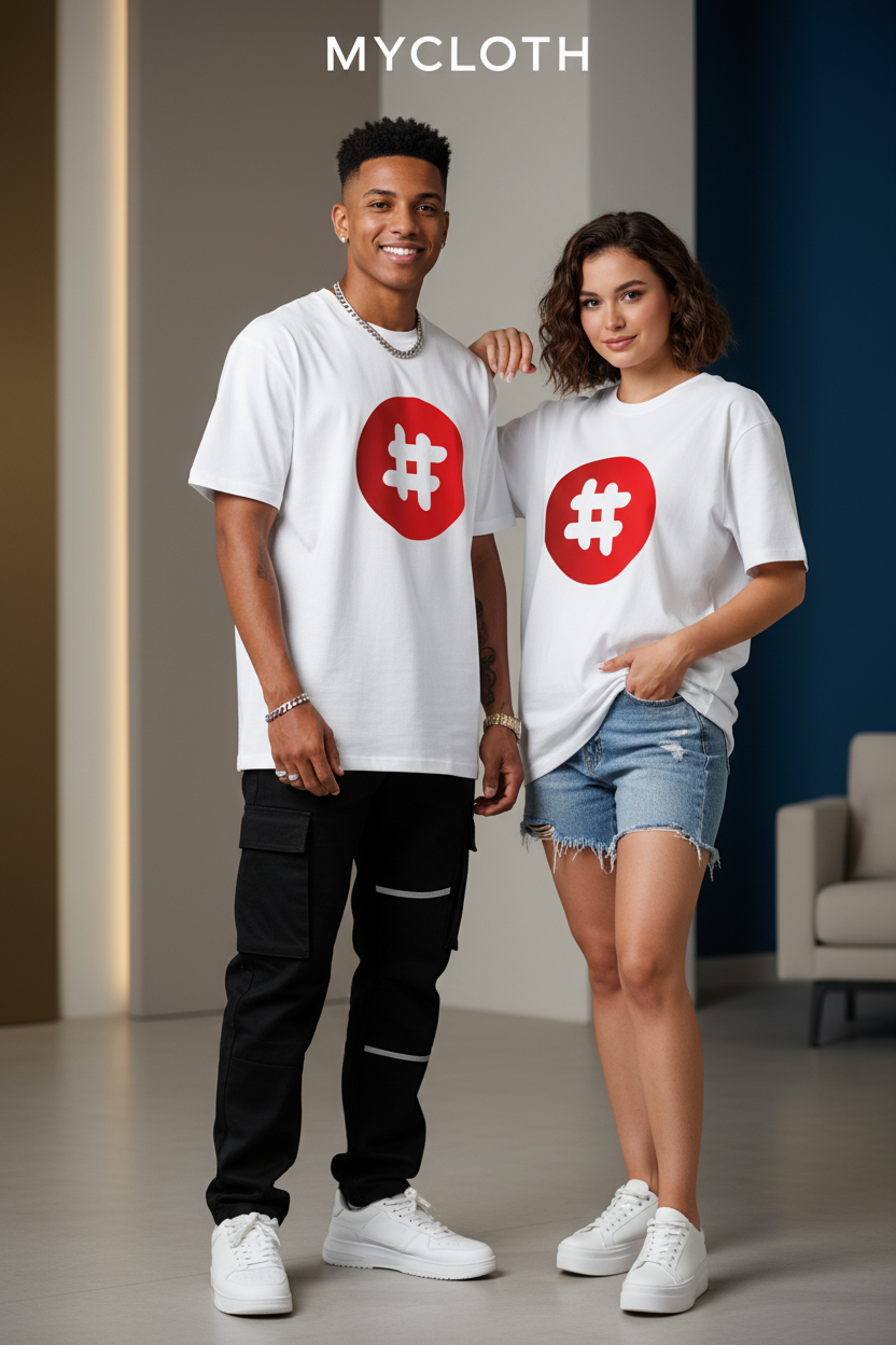 Hashtag Oversized Standard T-Shirt ( in multiple colours )