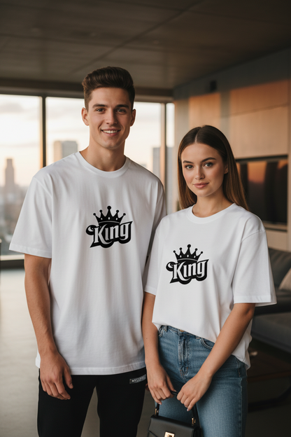 King Oversized Standard T-Shirt ( in Multiple Colours )