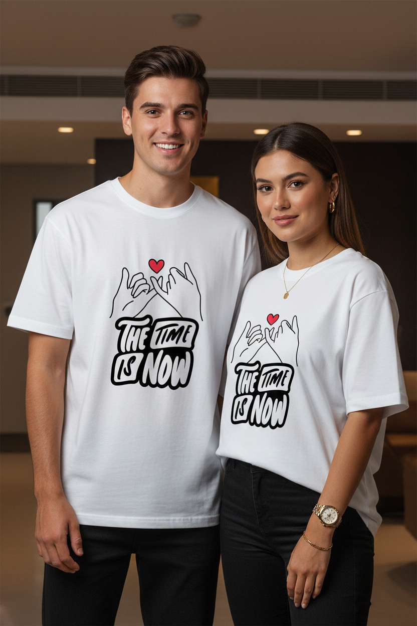 Time is Now Oversized Standard T-Shirt ( in multiple colours )