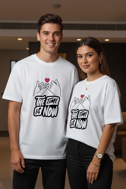 Time is Now Oversized Standard T-Shirt ( in multiple colours )