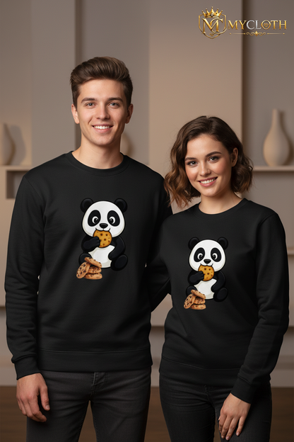 Eating Panda Full sleeve Sweatshirt for Men's and women's in all Colours