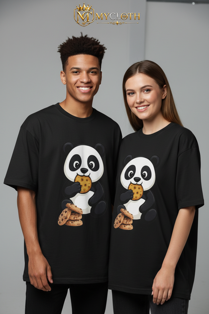 Eating Panda Oversized Standard T-Shirt in All Colours