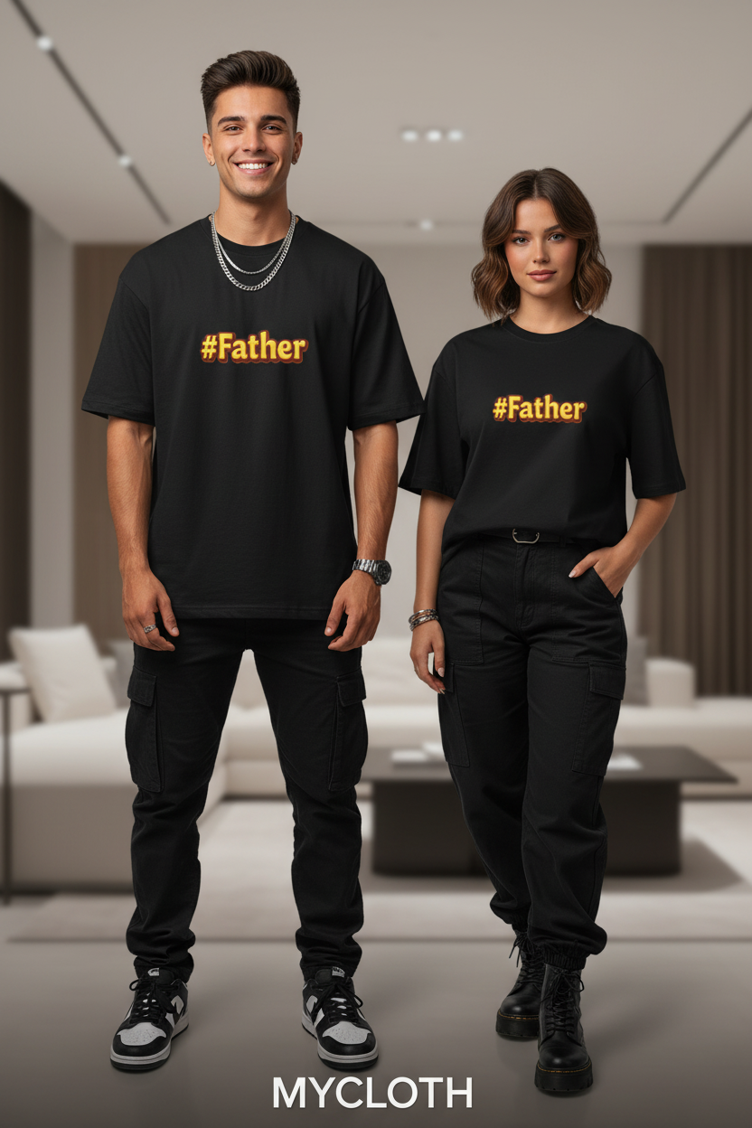 Father Oversized Standard T-Shirt ( in multiple colours )