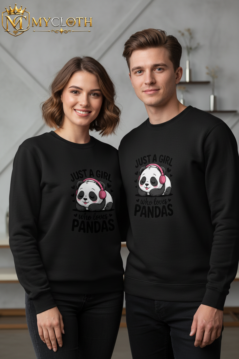 Just A Girl : Full Sleeve Sweatshirt ( Men's And Women's ) in all Colours