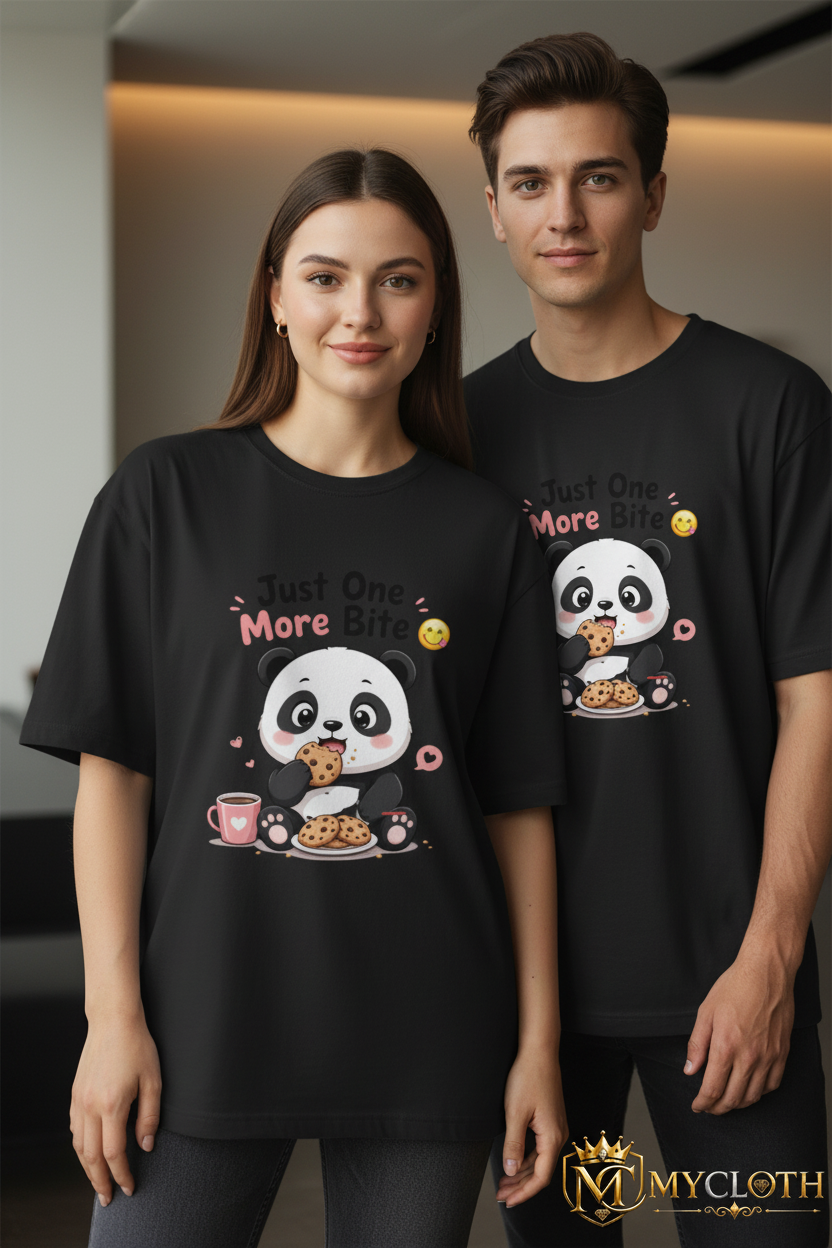 Just One More Bite : Oversized Standard T-Shirt in All Colours