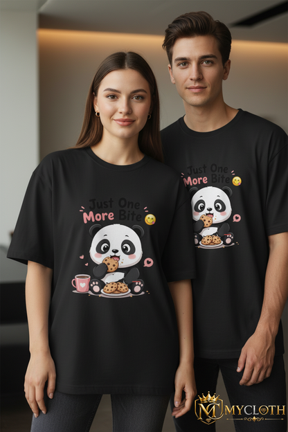 Just One More Bite : Oversized Standard T-Shirt in All Colours