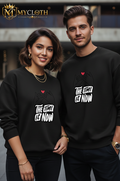 Time is Now Sweatshirt ( in multiple colours )