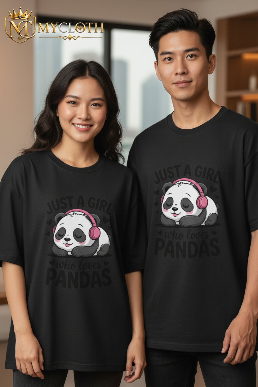 Just A Girl : Oversized Standard T-Shirt in all Colours