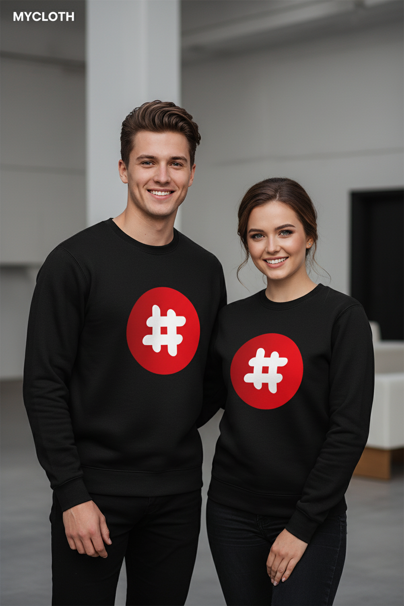 Hashtag Sweatshirt ( in multiple colours )