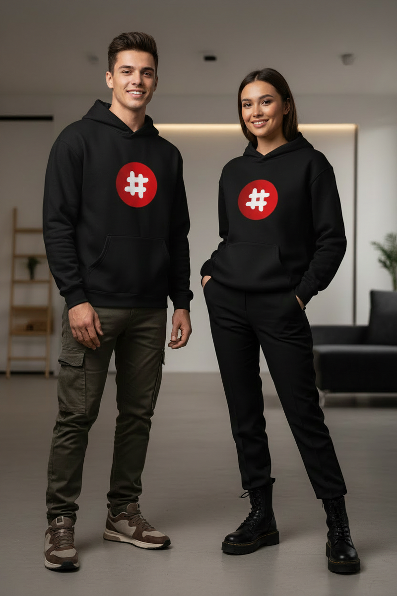 Hashtag Hoodie ( in multiple colours )