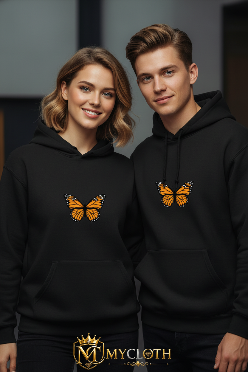 Butterfly  Hoodie ( in All Colours )