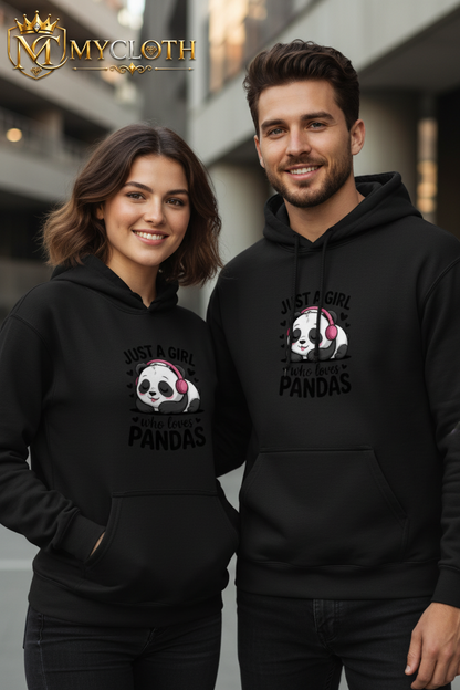 Hoodie - Who Love Panda ( Men's And Women's ) in all Colours