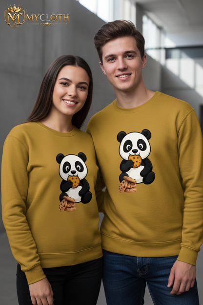 Eating Panda Full sleeve Sweatshirt for Men's and women's in all Colours