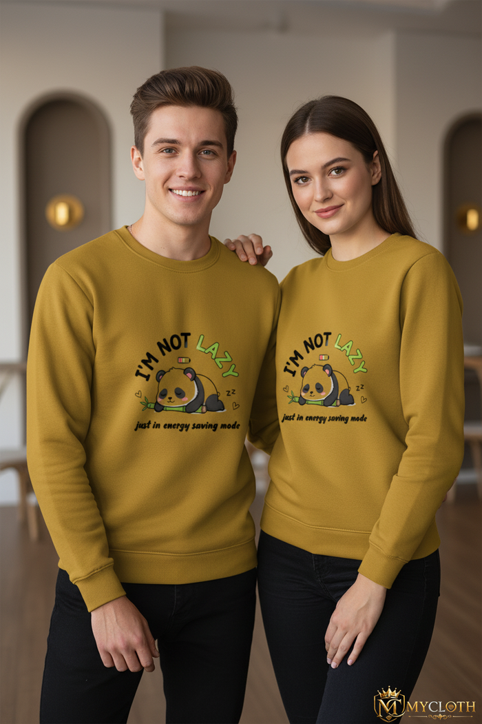 I am Not Lazy : Full Sleeve Sweatshirt in All Colours