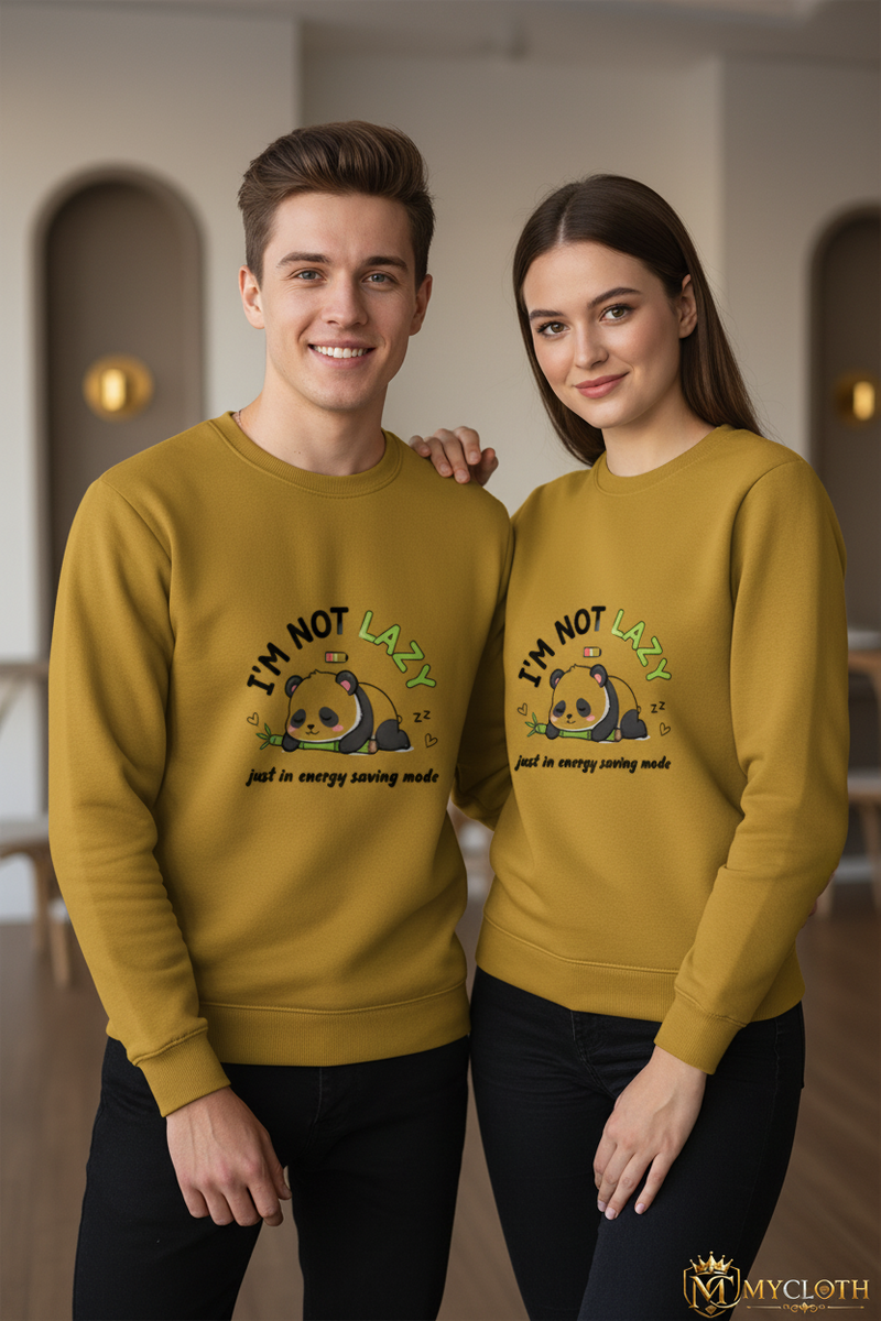I am Not Lazy : Full Sleeve Sweatshirt in All Colours