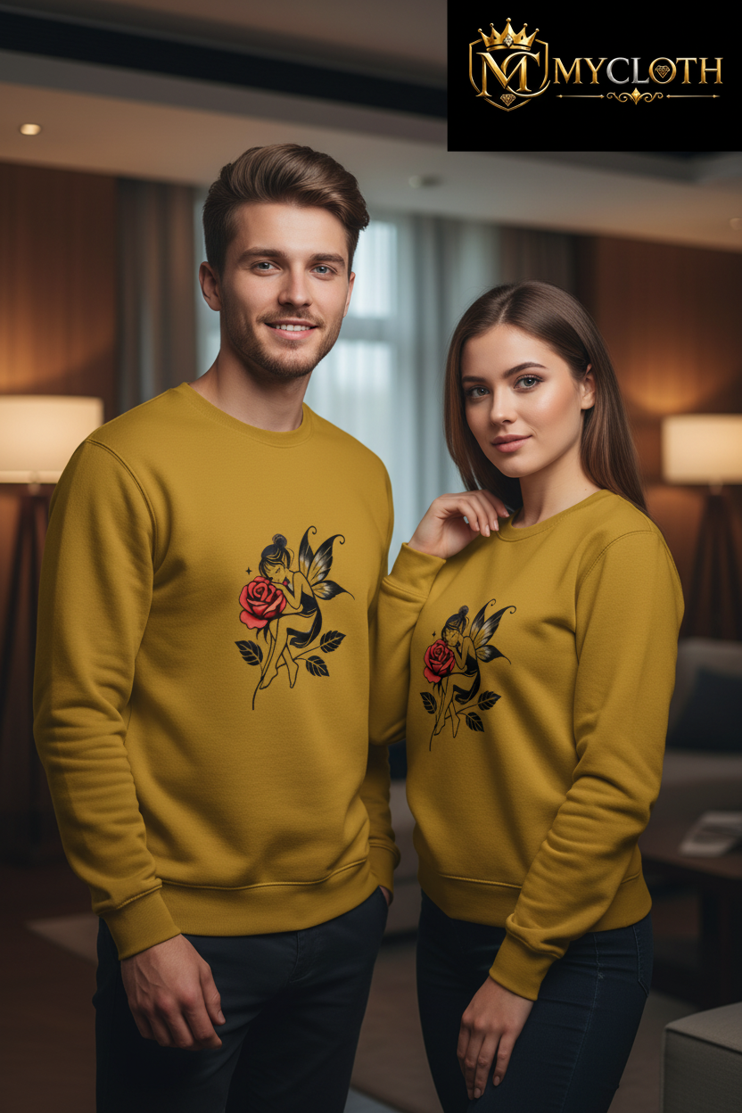 Rose Girl Sweatshirt ( in Multiple Colours )