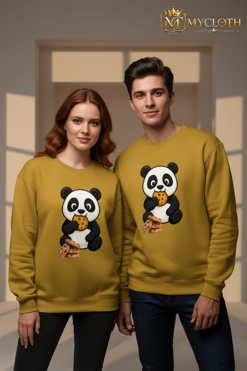 Eating Panda Full sleeve Shirt for Men's and women's in all Colours