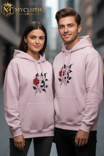 Rose Girl  Hoodie ( in Multiple Colours )