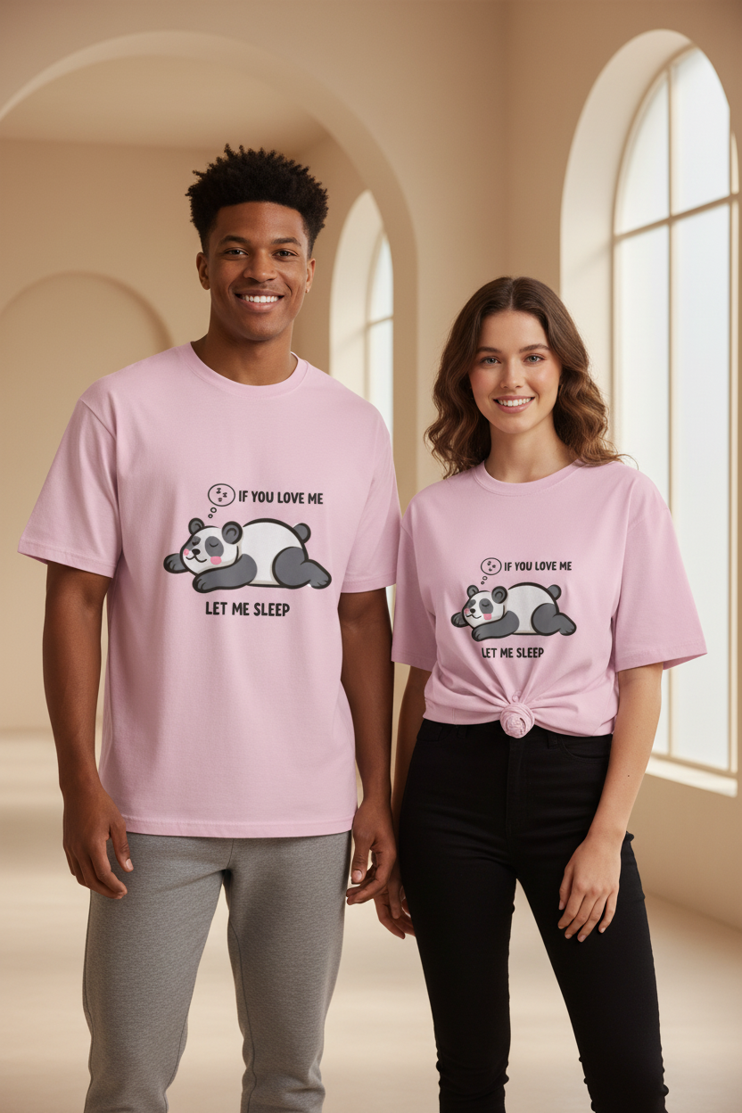 Funny Panda : Oversized Standard T-Shirt