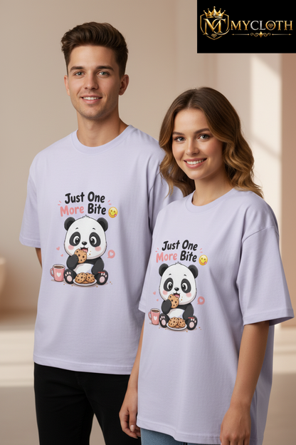 Just One More Bite : Oversized Standard T-Shirt in All Colours