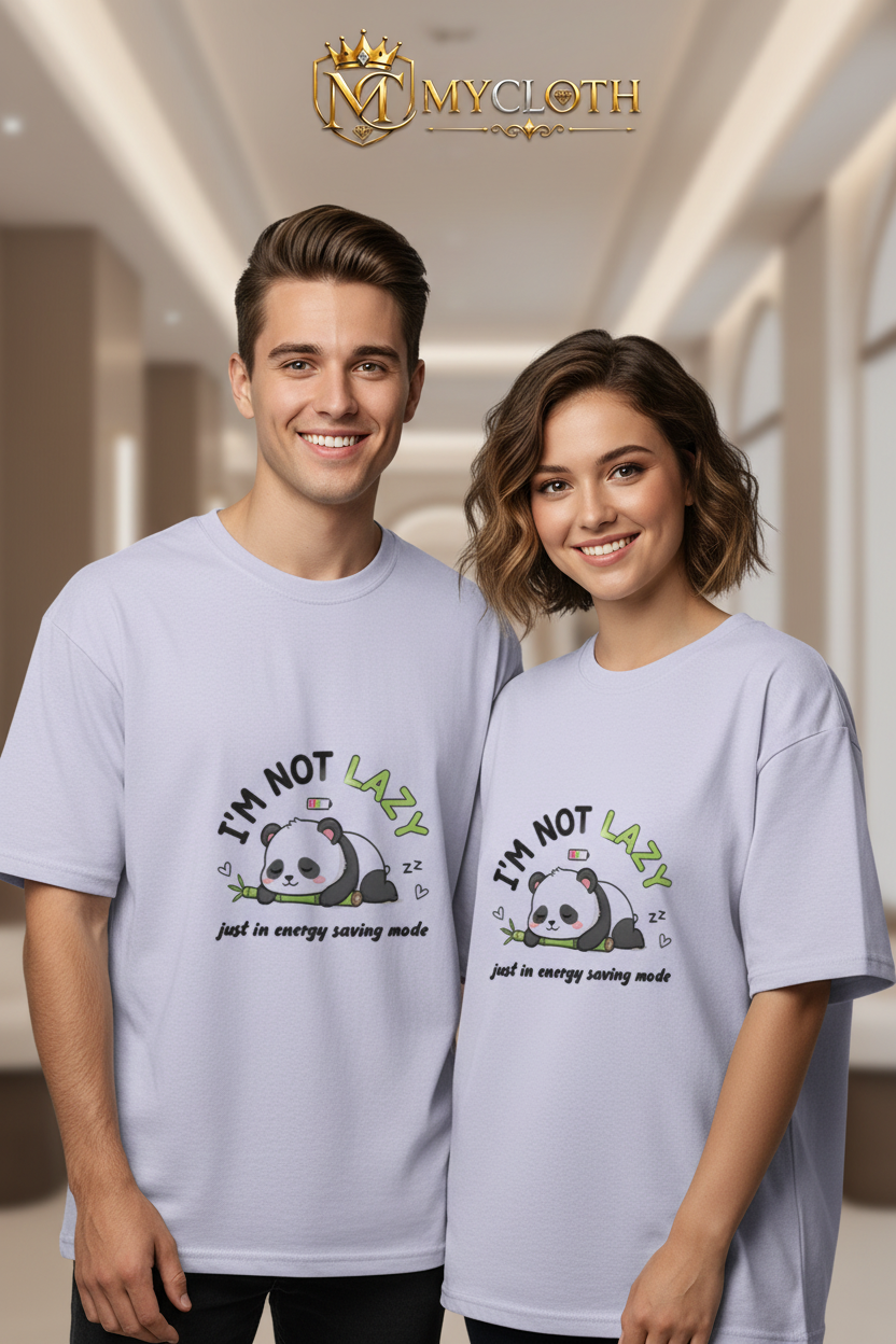 I Am Not Lazy Oversized Standard T-Shirt in all Colours