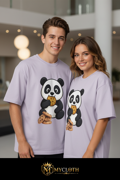Eating Panda Oversized Standard T-Shirt in All Colours