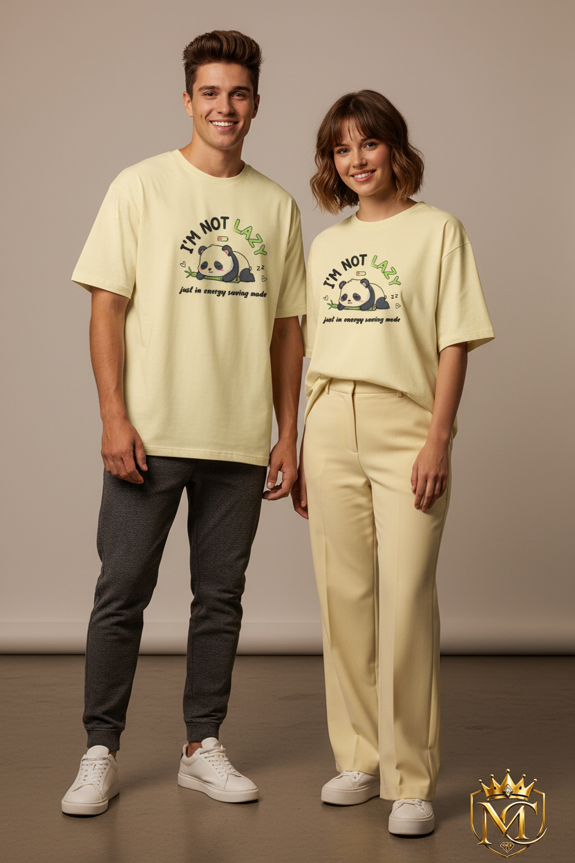 I Am Not Lazy Oversized Standard T-Shirt in all Colours