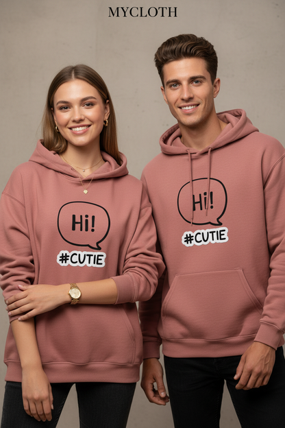 Hi Cutie Hoodie ( in multiple colours )