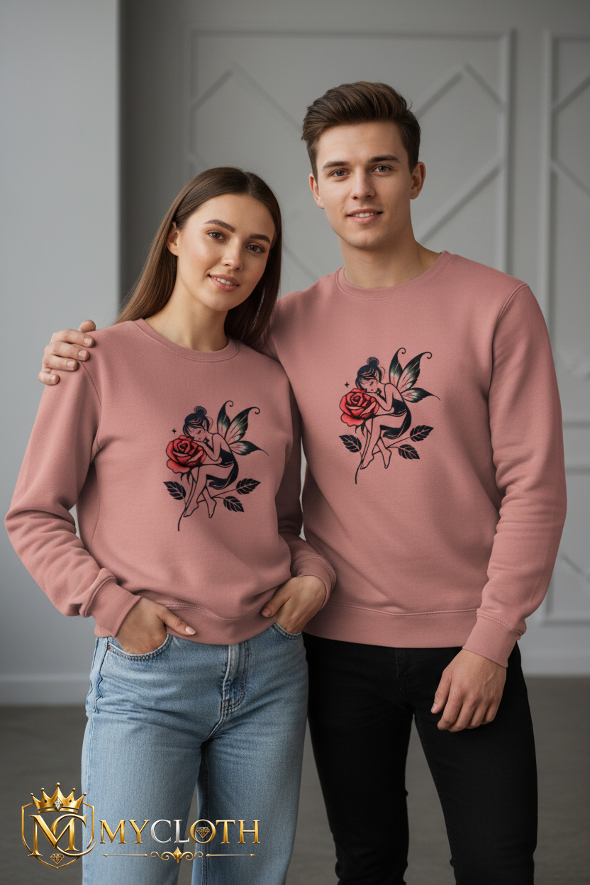 Rose Girl Sweatshirt ( in Multiple Colours )